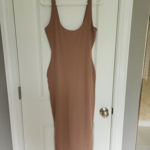 NWT Nked Wardrobe midi bodycon dress in Coco - Size L